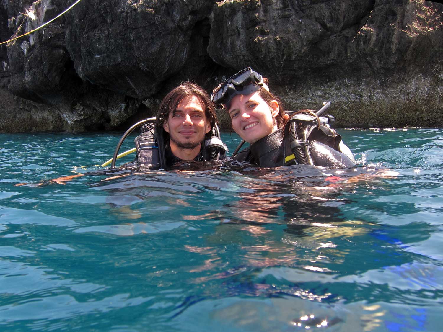 Hin Bai sail rock is great diving from koh phangan